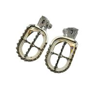 Reposapiés Titanio Motocicleta TC4 Pedales Estribo para YZ 65 85 125 250 450 250X 250FX 450FX para WR 250F 450F para YZF para WRF Reposapiés Delanteros
