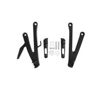 Reposapies Trasero Ajuste para Honda CBR600RR 2007-2025 reposapiés trasero motocicleta clavijas pie pasajero Pedales antideslizantes(Matte Black)