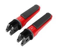 Reposapies Trasero Ajuste para Yamaha Niken FZ6 Fazer MT07 09 Tracer GT SCR950 XSR700 900 XJ6 clavijas pie desviación Pedal delantero Pedales anchos(Red)