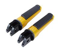 Reposapies Trasero Ajuste para Yamaha Niken FZ6 Fazer MT07 09 Tracer GT SCR950 XSR700 900 XJ6 clavijas pie desviación Pedal delantero Pedales anchos(Golden)