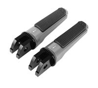 Reposapies Trasero Ajuste para Yamaha Niken FZ6 Fazer MT07 09 Tracer GT SCR950 XSR700 900 XJ6 clavijas pie desviación Pedal delantero Pedales anchos(Gray)