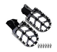 Reposapies Trasero Ajuste pedales apoyo aluminio CNC bicicleta eléctrica para Surron Lightbees X/S Talaria Pedales antideslizantes(Black)