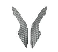 Reposapies Trasero Apto para Yamaha TMAX 560 2022-2025, clavijas de pie motocicleta, placa, almohadillas de Pedal antideslizantes Pedales antideslizantes(Titanium)