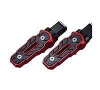 Reposapiés Trasero De Motocicleta Pedales Accesorios Montaje Para Suzuki GSX250R GW250 DL250 GSX150F Para GIXXER 155 Estriberas(Negro ROJO)