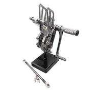 Reposapiés Trasero Para Motocicleta Ninja ZX6R ZX636 ZX 636 2009-2020 Estribera Pedal Estribera Aleación Aluminio CNC Juego Trasero Reposapiés(4)