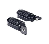 Reposapies Trasero Pedales ajustables motocicleta para BMW R1200GS Adventure R1250GS ADV Pedales antideslizantes(Black)