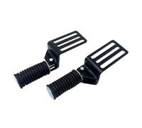 Reposapies Trasero Reposapiés universales plegables motocicleta, escalón colgante pasajero, piezas tablero suelo aleación aluminio, 1 par Pedales antideslizantes