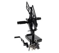 Reposapiés Traseros Ajustables De Aluminio Motocicleta para Suzuki GSXR1000 K9 K11 2009-2016 Pie Motocicleta Estriberas(7)