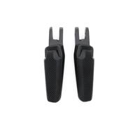 Reposapiés Traseros Motocicleta para Monster 1200 821 937 con Funda De Goma Pie Motocicleta Estriberas(Black with Cover)