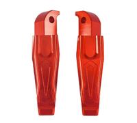 Reposapiés Traseros Motocicleta Reposapiés Plegables para Pasajeros para MT09 para MT07 para MT03 13-20 para MT-09 para MT-07 para TMAX 500 Reposapiés Delanteros(Rojo)