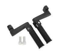 Reposapiés Traseros para Motocicleta, Ajustables, Juego de 2, Aluminio con Goma Antideslizante - Reemplazo para Indian Chieftain Dark Horse 2016-2021, Fácil Instalación, Diseño (negro)