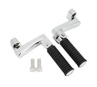 Reposapiés Traseros para Motocicleta, Ajustables, Juego de 2, Aluminio con Goma Antideslizante - Reemplazo para Indian Chieftain Dark Horse 2016-2021, Fácil Instalación, Diseño (Enchapado)