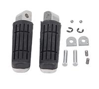 Reposapiés traseros para motocicleta, reposapiés antideslizantes de repuesto para FZ1 FZ6 FZ400 FZ600 FZS600 FZS1000 Construcción de metal duradero Fácil instalación Cómoda