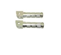 Reposapiés Traseros Reposapiés De Repuesto Universal Para Dax ST CT Monkey Cub Skyteam Skymax Skymin PBR Para Mini Moto Pit Bike ATV Para Reducir La Fatiga(Silver)