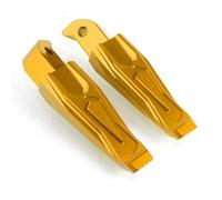 Reposapiés Traseros Reposapiés Del Pasajero | Para Yamaha Tmax 530 T-max dx sx Tech Max Tmax 500 XP500 Tmax 560 Reposapiés De Repuesto Moto(Oro)