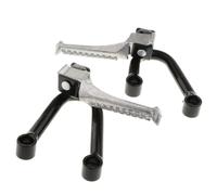 Reposapiés traseros universales para motocicleta, reposapiés con soporte, accesorios de montaje para varias motocicletas