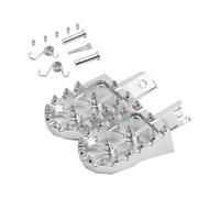 Reposapiés Universal motocicleta para Honda CRF XR 50 70 110 M2R SDG DHZ SSR, CNC, Pit Bike(Silver)