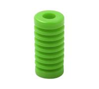 Reposapiés Universales Palanca De Cambio Marchas Para Motocicleta 40MM Almohadilla Para Pie Cubierta Goma Para Pedal Aluminio CNC(Green)