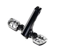 Reposapiés Universales Para X ADV 750 2021 Reposapiés XADV XADV750 2024 2022 2023 Pedal De Pasajero Plegable Aluminio CNC(Silver)