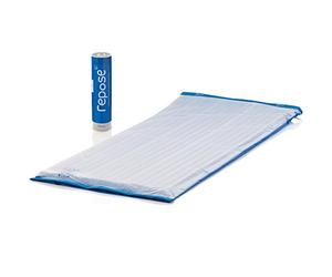 Repose - Superposición de colchón Individual para aliviar la presión y Bomba Manual - Colchón Individual de presión Inflable - Ayuda a prevenir úlceras por presión y úlceras por presión