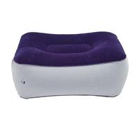 Reposo en pie inflable, reposapiés de pie inflable de PVC, reposapiés ecológico y que ahorra espacio para avión, tren, automóvil, hogar, oficina, elementos esenciales de vuelo, para avión
