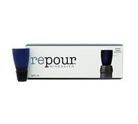 Repour Wine Saver - Juego de 10 tapones para conservadores de vino para eliminar el oxígeno nocivo de tu vino, fácil y eficaz