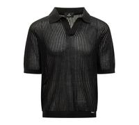 REPRESENT - Beverly Knit Polo - Tops - Hombre - Negro - S -