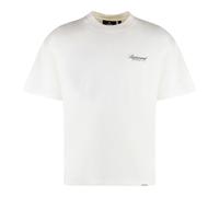 REPRESENT - Camiseta de Algodón de Cuello Redondo Acanalado - Tops - Hombre - Blanco - S -