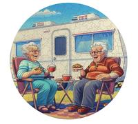 Representa una Pareja anciana Feliz sentada Puzzle Adulto Desafiante 195 Piezas Animales Formas Animalizadas Puzzle Niños Regalos Toda La Familia Antiestrés Regalo Decoración195 PCS