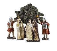 Representacion del Beso de Judas de Resina Pintado a Mano de 18 cm