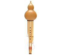 Representación Escénica De Flauta De Cucurbitáceas Solista Flauta Instrumento Flauta De Cucurbitáceas C Abajo B Sintonizar Flauta De Calabaza Flauta Cucurbitácea Portátil Regalo (Color : Wood_B flat