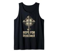 Representantes para el Redentor Christian Fitness Gym Motivación Camiseta sin Mangas
