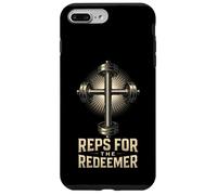 Representantes para el Redentor Christian Fitness Gym Motivación Carcasa para iPhone 7 Plus/8 Plus