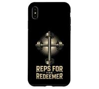 Representantes para el Redentor Christian Fitness Gym Motivación Carcasa para iPhone XS MAX
