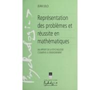 Représentation Des Problèmes Et Réussite En Mathématiques (ebook)
