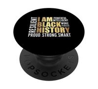 Represento la Diversidad de melanina de la Historia Negra PopSockets PopGrip Adhesivo