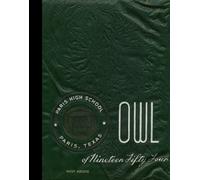 (Reprint) 1954 Yearbook: Paris High School, Paris, Texas