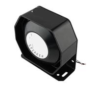 Reproductor Altavoces Audio 400W Ultrafino Apertura De Carril Coche Sirena Alarma Camión Altavoz 12V24V Amplificador Aire Policía Fuego