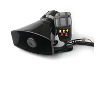 Reproductor Altavoces Audio Altavoz De Coche con Micrófono Sirena Ruidosa para Motocicleta, Vehículo, Camión, Alarma Advertencia, Plástico para Policía, Bomberos, Sonido 5/7 DC