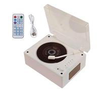 Reproductor CD Escritorio Reproductores CD PequeñOs para Hogar Reproductor CD Retro Recargable Compatible con BT USB 3,5 mm TecnologíA InaláMbrica PortáTil Compatible con MúSica Hogar,C