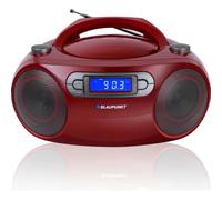 Reproductor CD portátil Blaupunkt BB18RD Rojo 4W FM USB MP3