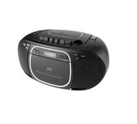 Reproductor CD portátil JVC RC-E561B-DAB Bluetooth FM DAB+ USB Cassette Negro