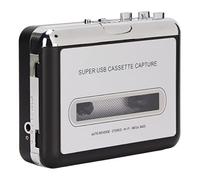 Reproductor Convertidor de Casete a MP3 2 en 1, Reproductor de Música de Audio de Casete Walkman Portátil, Reproductor de Casete USB de Cintas a MP3 con Auriculares para Computadora Portátil