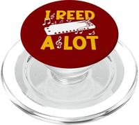 Reproductor de armónica Divertido I Reed A Lot Instrumento Musical PopSockets PopGrip para MagSafe