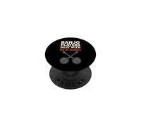Reproductor de Banjo Bluegrass Crew Pluck Life Folk Music Legend PopSockets PopGrip Adhesivo