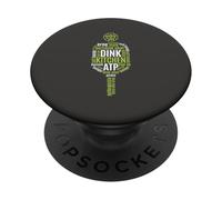 Reproductor de Bebidas Pickleball Life Paddle Word Cloud PopSockets PopGrip Adhesivo