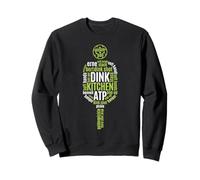 Reproductor de Bebidas Pickleball Life Paddle Word Cloud Sudadera