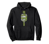 Reproductor de Bebidas Pickleball Life Paddle Word Cloud Sudadera con Capucha