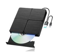 Reproductor de BLU-Ray Externo USB 3.0, grabadora 3D, CD, DVD-ROM, Unidad óptica, Lector de Discos for Ordenador portátil Rápido y Conveniente