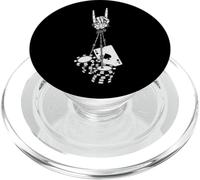 Reproductor de Cartas Poker Texas Holdem Hold Em Alt Retro Vintage PopSockets PopGrip para MagSafe